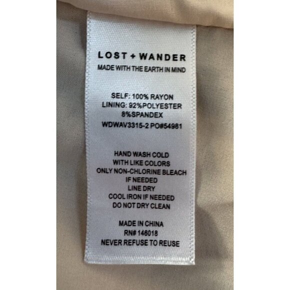 Lost + Wander Womens Sz S Tropical Halter Maxi Dress Floral Boho Tiered Ruffle - Picture 5 of 8